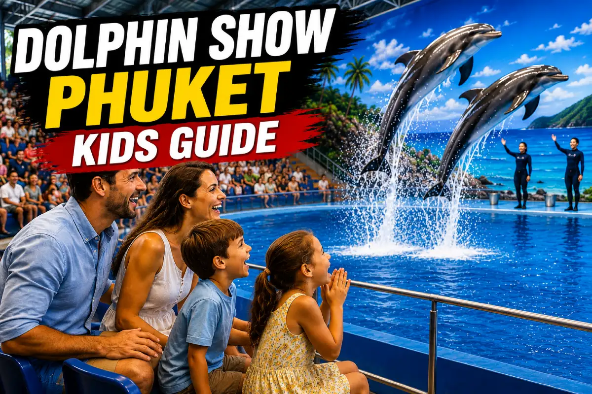Baca lebih lanjut tentang artikel ini Dolphin Show Phuket Kids Guide