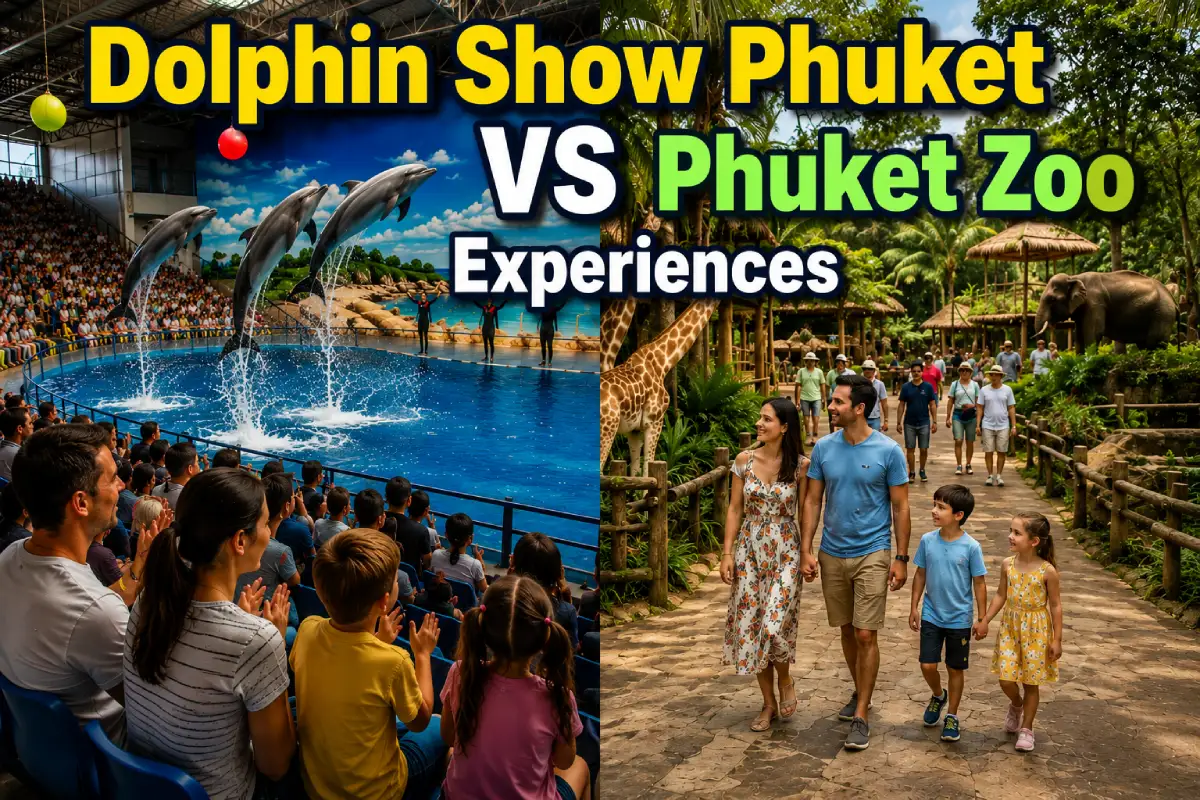 Dolphin Show Phuket vs Phuket Zoo Experiences